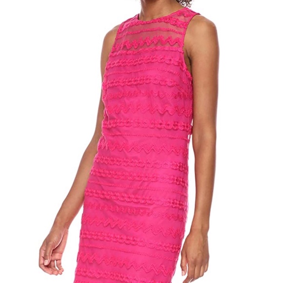 Trina Turk Fuchsia Pink Shift Dress - Picture 2 of 6